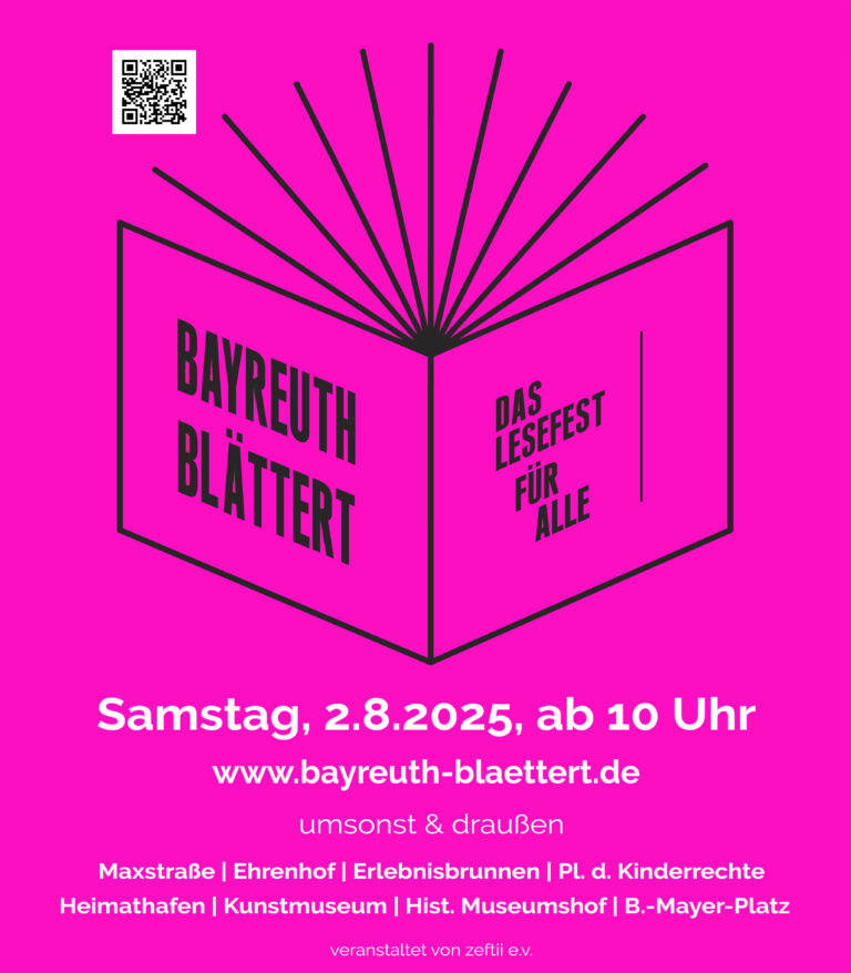 Bayreuth blättert – Veranstaltungshinweis