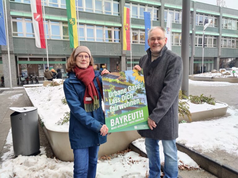 Grüne machen Bayreuth zur „Urbanen Oase“
